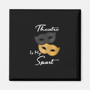 Women's Funny Actor Actress Theater Masks Gift Magnet