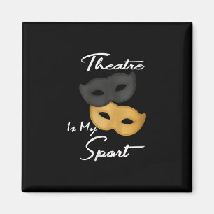 Women's Funny Actor Actress Theater Masks Gift Magnet