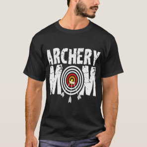 Womens Funny Archery Mom Archery shooter Bow T-Shirt