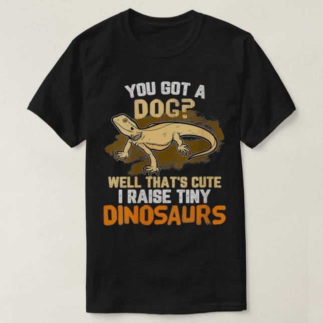 Womens Funny Bearded Dragon Mom Pet Reptile Dad Li T-Shirt (Design Front)