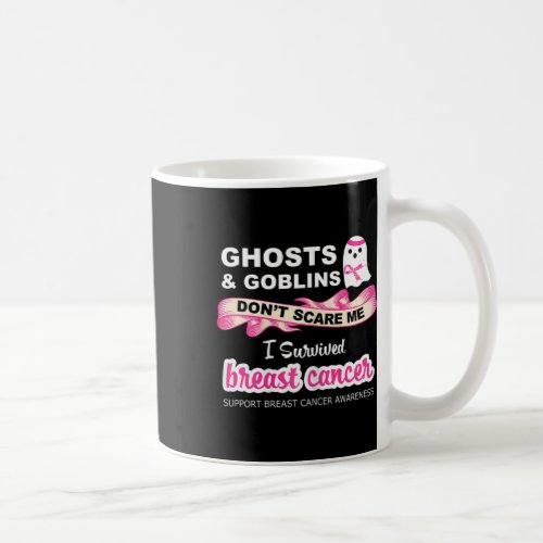 Womens Funny Breat Cancer Survivor Halloween Tee G Coffee Mug