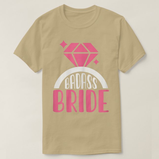 Womens Funny Bride Bachelorette Party s Women Brid T-Shirt (Design Front)