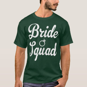 Womens Funny Bride Squad Bachelorette Party Brides T-Shirt