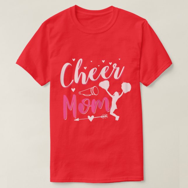 Womens Funny Cheerleading Mom Cheer Mom  - 2  T-Shirt (Design Front)
