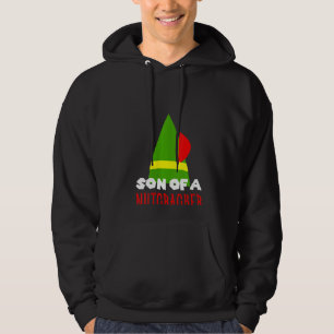 Womens Funny Christmas Son Of A Nutcracker Hoodie
