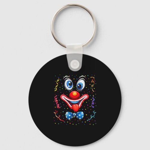 Women's funny clown costumes for children carnival keychain