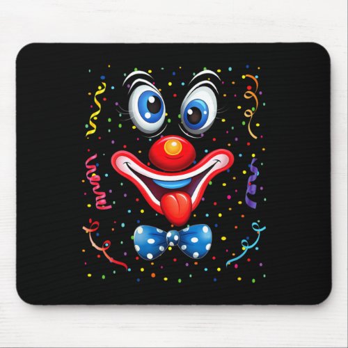 Women's funny clown costumes for children carnival mouse pad
