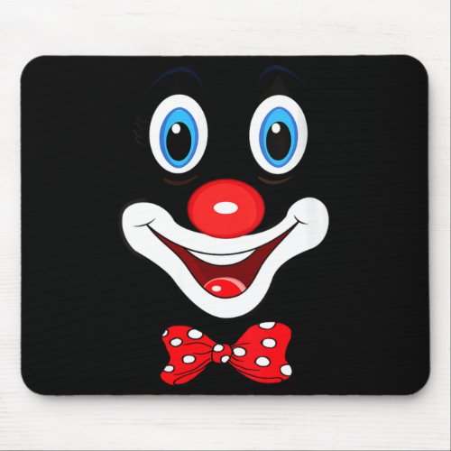 Women's funny clown costumes for children carnival mouse pad