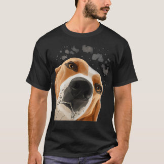 Womens Funny Curious Dog Treeing Walker Coonhound T-Shirt