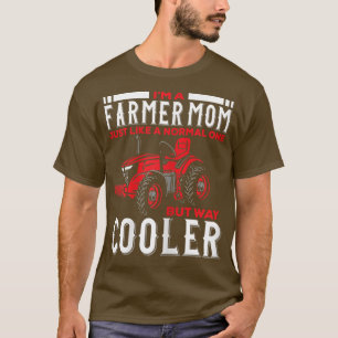 Womens Funny Farm Lover Mom Tractor Graphic Mother T-Shirt