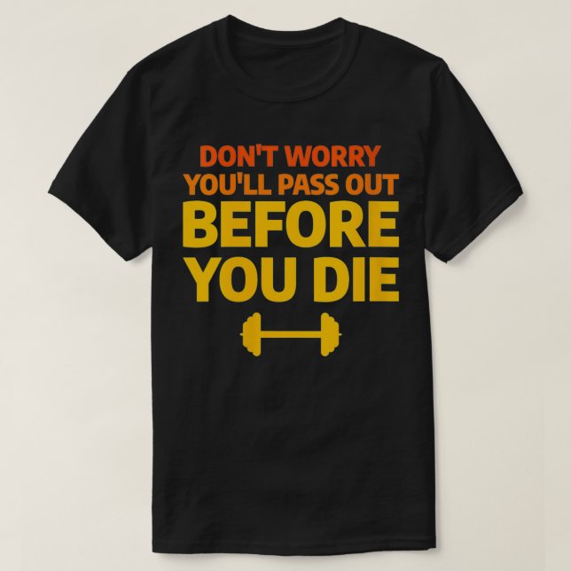 Womens Funny Gym Fitness Eercising Quote For Eerci T-Shirt (Design Front)