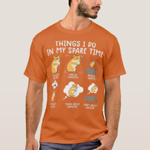Womens funny hamster shirts for women hammy cute