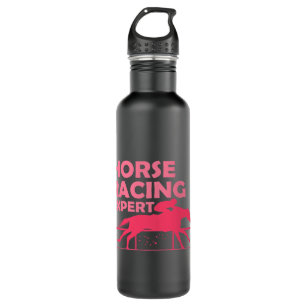 Womens Funny Horse Racing Derby Day Horses Lover O Stainless Steel Water Bottle