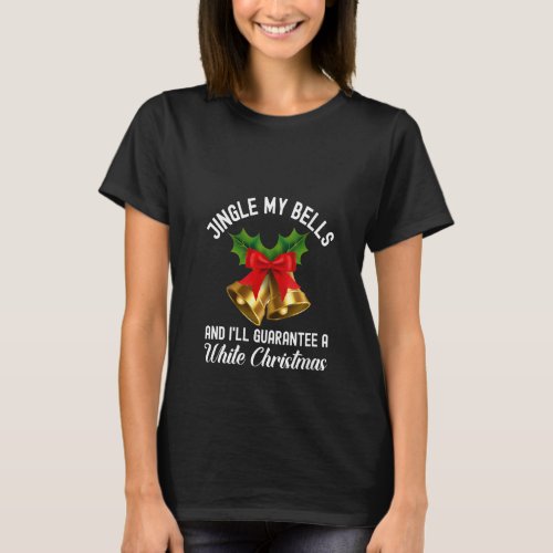Womens Funny Inappropriate Adult Christmas Outfit  T_Shirt
