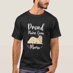 Womens Funny Maine Coon Graphic For Women And Mom T-Shirt