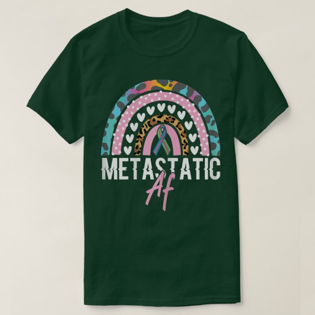 Womens Funny Metastatic Breast Cancer Metastatic A T-Shirt (Design Front)