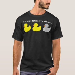 Womens Funny Minnesota Duck Duck Grey Duck VNeck T-Shirt