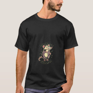 Womens Funny opossum Funny Opossum ly Awesome V Ne T-Shirt