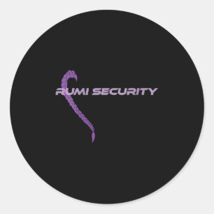 Womens Funny Parent Halloween Costume Idea –“rumi Classic Round Sticker