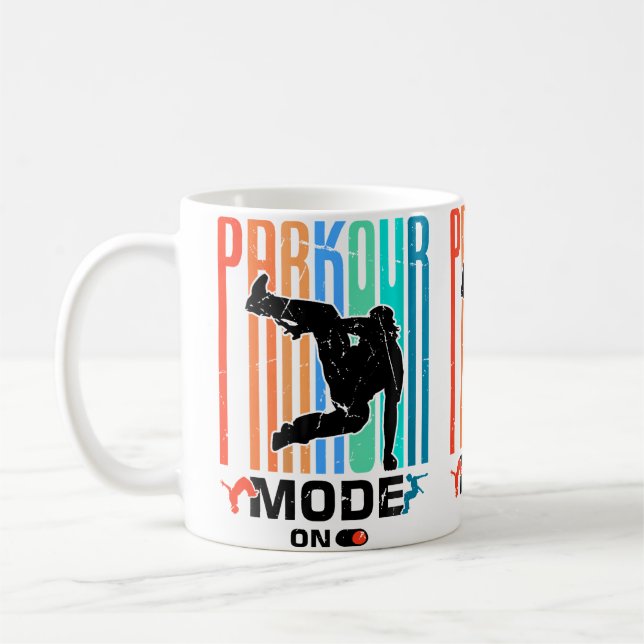 Womens Funny Parkour Obstacle Course Design For Pa Coffee Mug (Left)