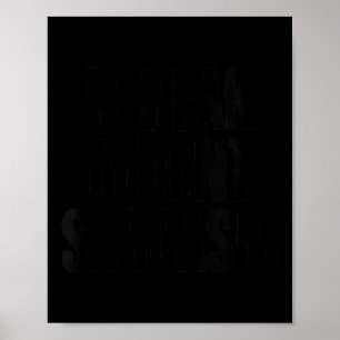 Womens Funny Sarcastic Humor Quote Fluent Sarcasm Poster