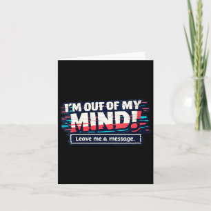 Womens Funny Sarcastic Humorous Witty Quote V-Neck Card