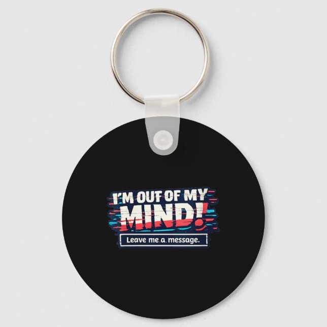 Womens Funny Sarcastic Humorous Witty Quote V-Neck Keychain (Front)