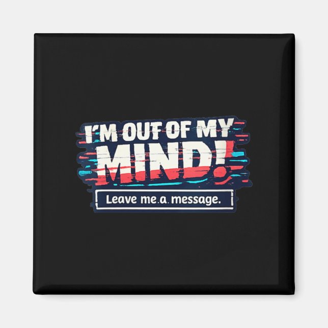 Womens Funny Sarcastic Humorous Witty Quote V-Neck Magnet (Front)