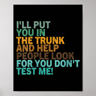 Womens Funny Sarcastic Quote Cool Humor Sarcastic Poster