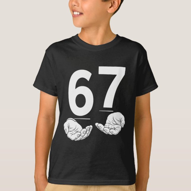 Womens Funny Six Seven 6 7 Meme Gen Alpha Slang 6  T-Shirt (Front)