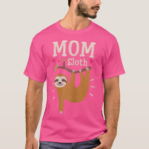 Womens Funny Sloth Graphic Humor Zoo Animal Lovers T-Shirt