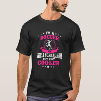 Womens Funny Soccer Momsoccer Ball Women T-Shirt