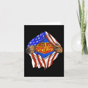 Womens Funny Super Environmental Protection Card