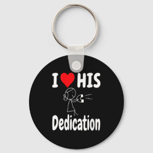 Women's Funny Valentine's Day Couple Matching I Lo Keychain