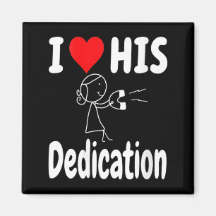 Women's Funny Valentine's Day Couple Matching I Lo Magnet