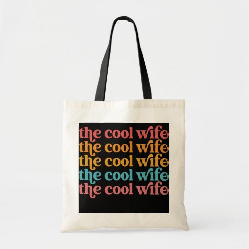 Womens Funny Wife Lover Cool WIfe Vintage Lover  Tote Bag