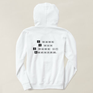 Womens funny wine quote birthday Wifey/Husby Hoodie