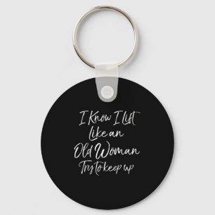 Womens Funny Workout Quote For Women Motivational  Keychain