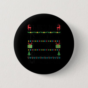 Womens Funny Xmas Too Hot Ugly Christmas Sweaters Button