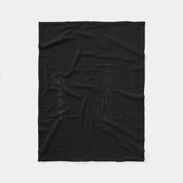 Womens Future Environmental Science And Fleece Blanket (Front)