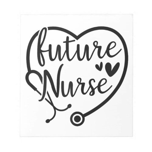 Womens Future Nurse Shirts Gifts for Women T_Shirt Notepad