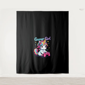 Womens Gamer Girl Gamer Unicorn Tank Top Tapestry