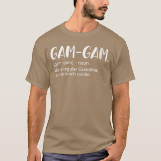 Womens GamGam like regular Grandma but Cooler Moth T-Shirt