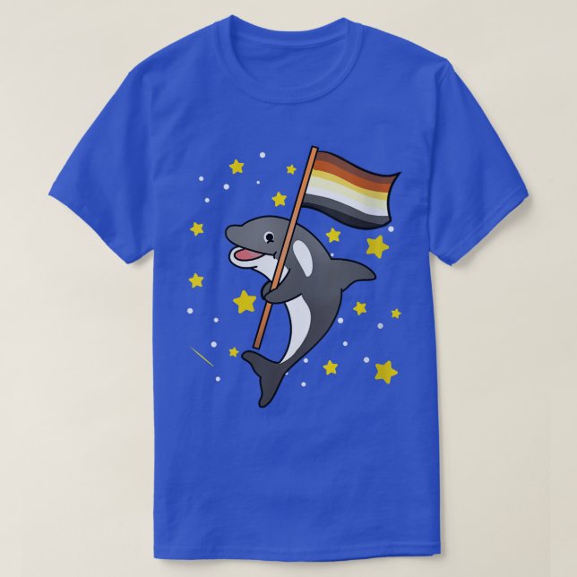 Womens Gay Bear Orca Gay Bear Pride V-Neck  T-Shirt (Design Front)