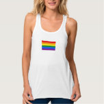 Womens Gay Pride Rainbow Flag Tank Top at Zazzle