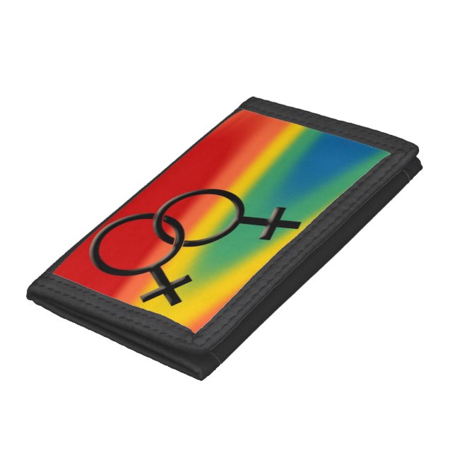 Women's Gay Pride Wallets Same-Sex Love Gifts (Bottom)