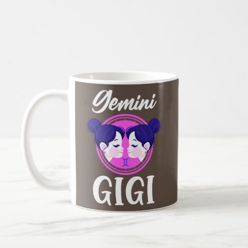 Womens Gemini Gigi Horoscope Astrology Coffee Mug