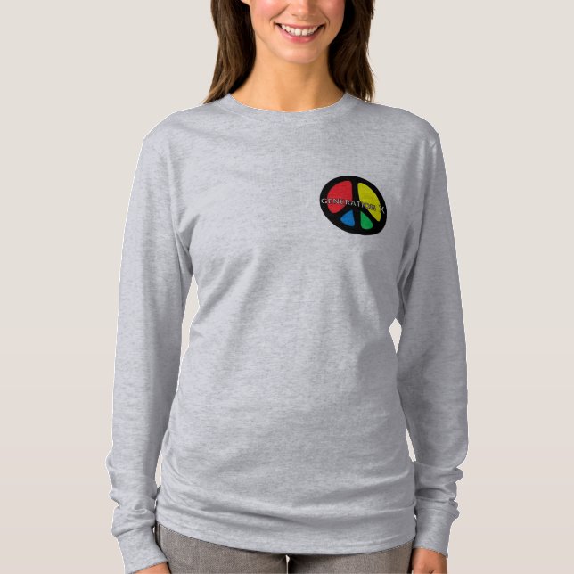 Women's Generation X PEACE T-shirt (Front)