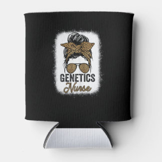 Womens Genetics Nurse Appreciation Day Leopard For Can Cooler