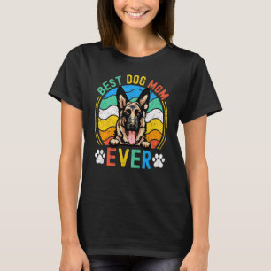 Womens German Shepherd Best Dog Mom Ever  Mom T-Shirt